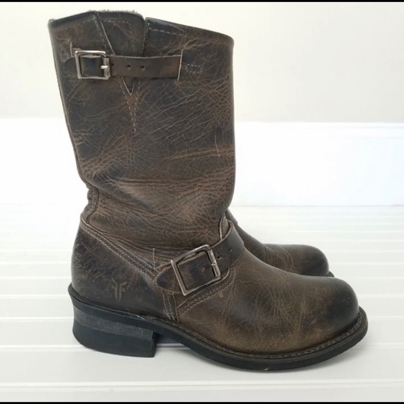 Frye engineer mid calf boots